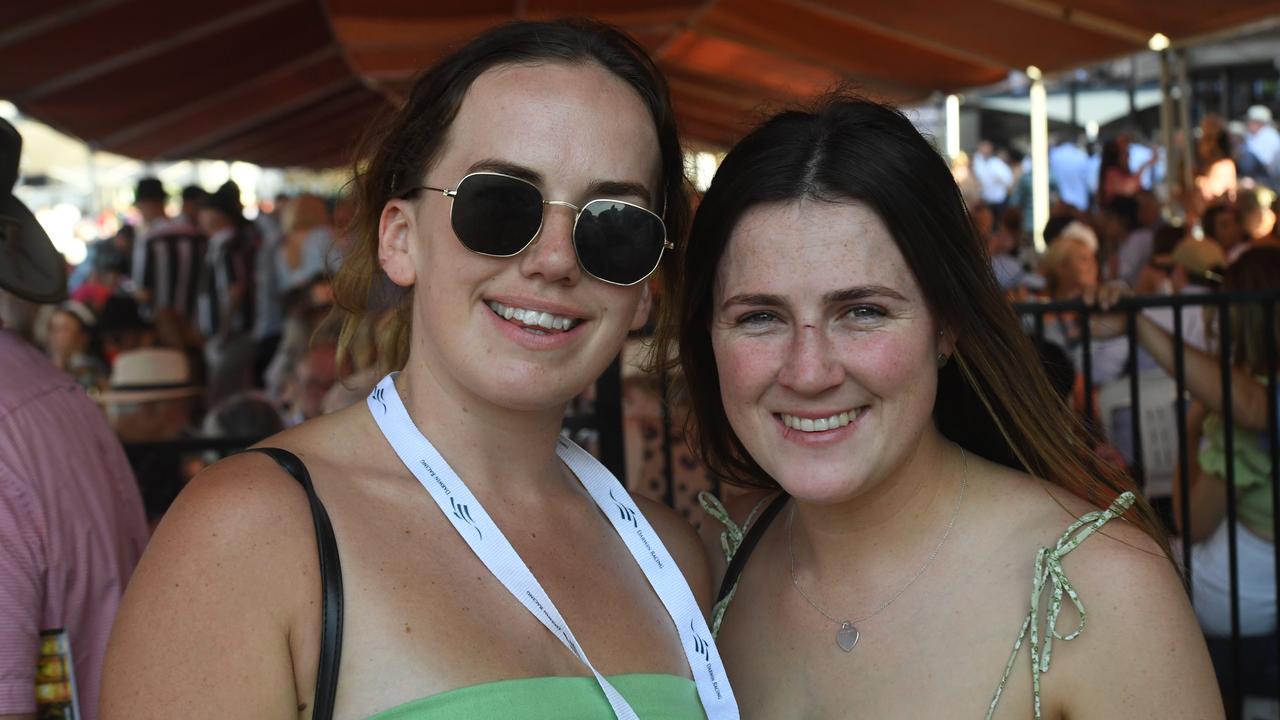 LR: Taige Weir and Bethany Ibbs at the Darwin Cup 2022. Picture: (A)manda Parkinson