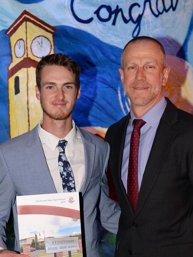 Stanthorpe State High principal Justin Kuskie (right).