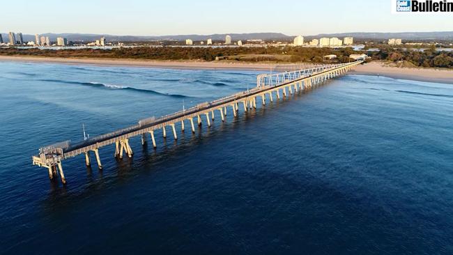 Drone footage of The Spit shot by Gold Coast Bulletin photographer Glenn Hampson.