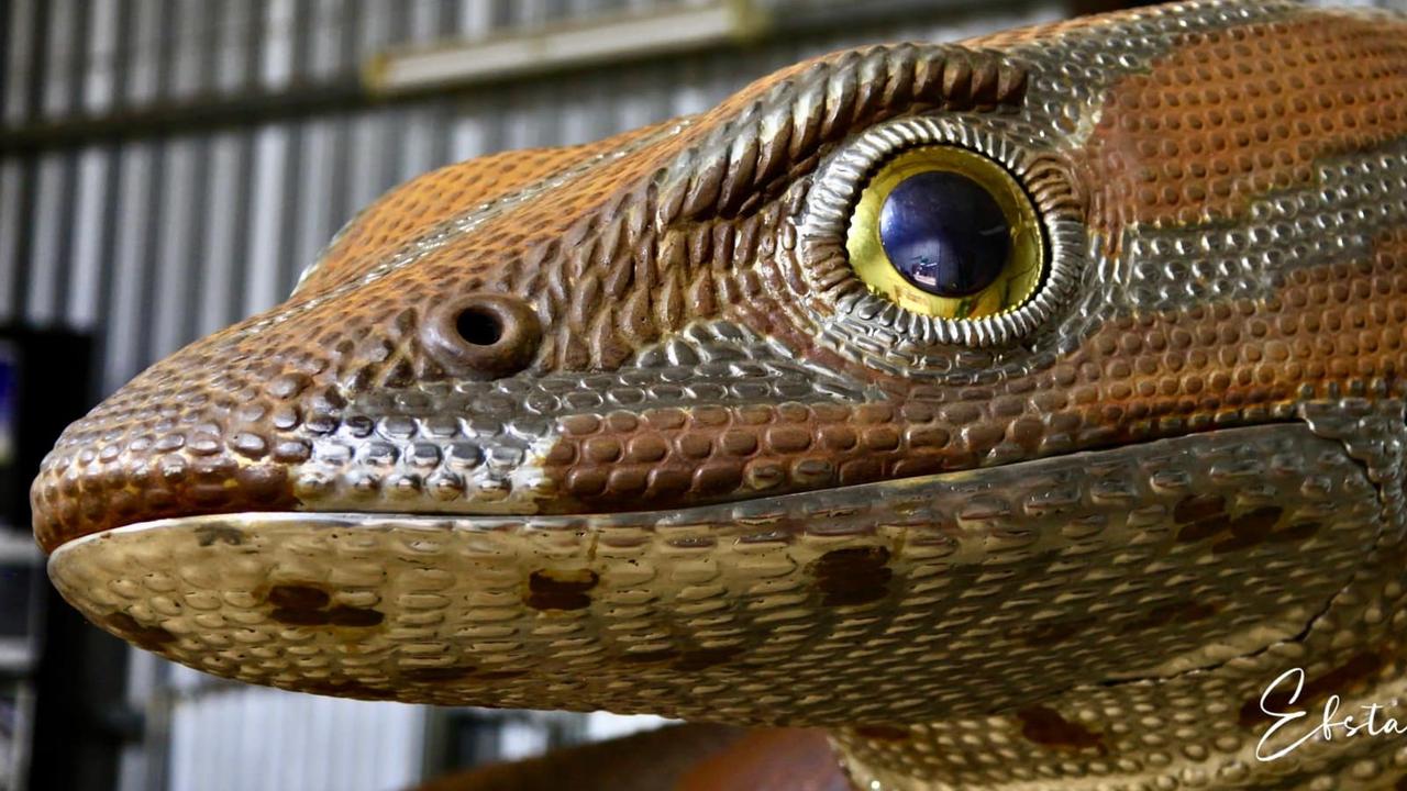 One for the money: NT government set to cull giant metal lizard