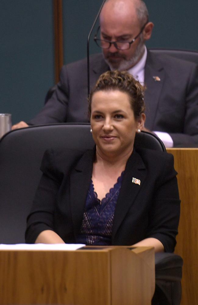 Country Liberal Party Opposition Leader Lia Finocchiaro says euthanasia is a serious issue and any legislation has to be considered and widely consulted on. Picture: (A)manda Parkinson