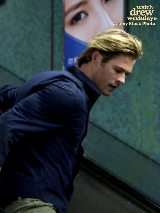 Hemsworth had to get his hair lightened for the 2015 movie Blackhat.