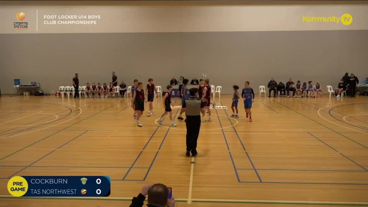 Replay: Cockburn Cougars v Tasmania NW Devils (Boys Shield 11/12th Play-Off) - 2024 Basketball Australia U14 Club Championships Day 5