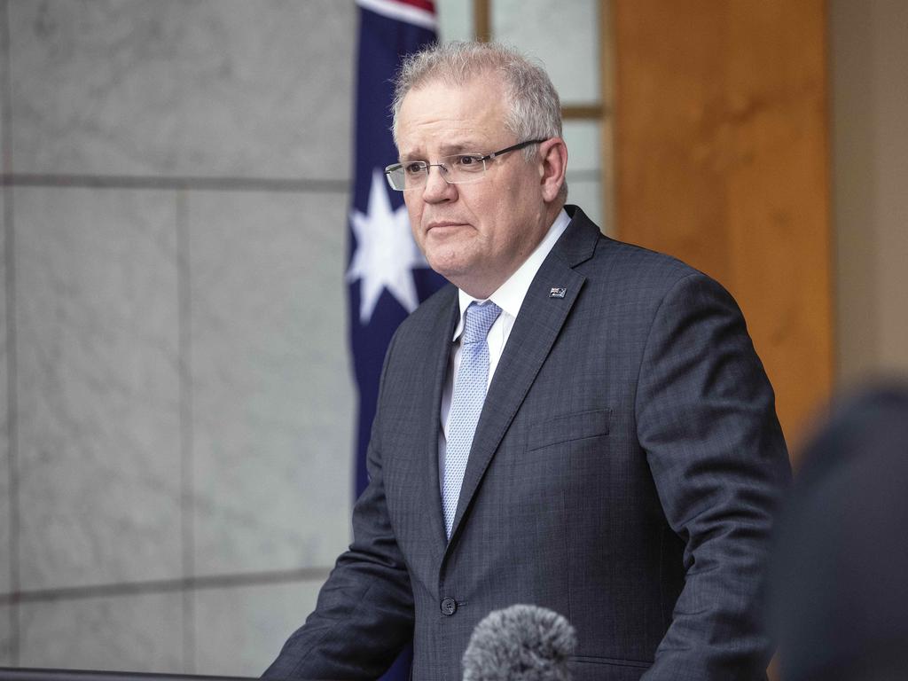 Prime Minister Scott Morrison has ‘backed’ Victoria. Picture: NCA NewsWire /Gary Ramage