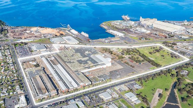 The former Ford site in North Geelong is being transformed into a business park.