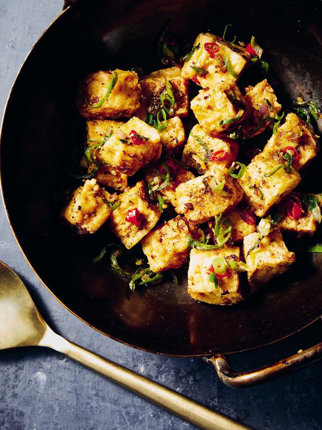 Delicious: five spice salt and pepper tofu. Photography: Armelle Habib 2024