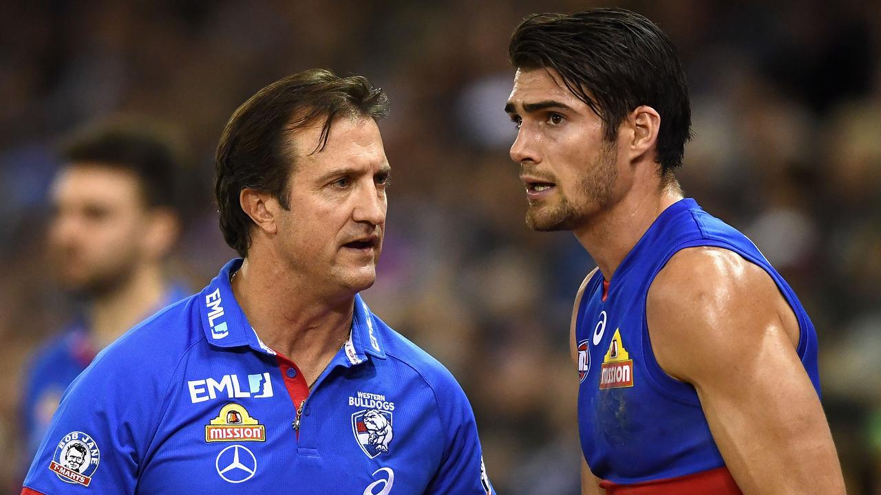 Luke Beveridge helped turn around Easton Wood’s career. Picture: Getty Images