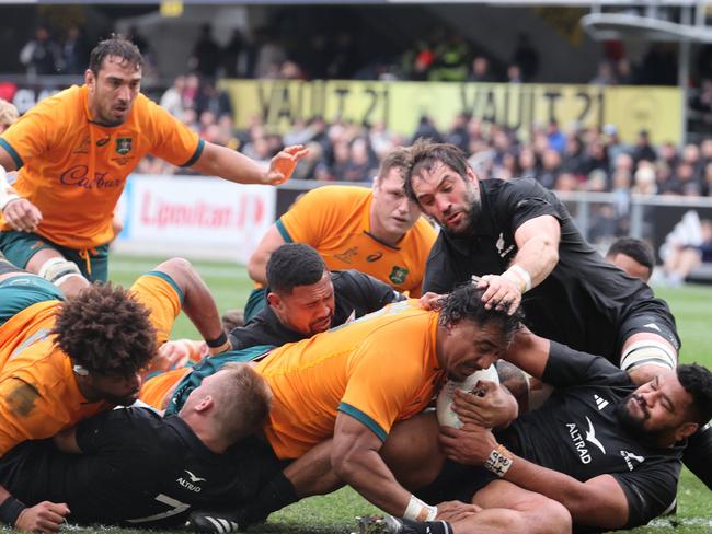 The Wallabies have brought in Mike Cron, an expert on scrummaging. Picture: Peter Meecham/Getty Images