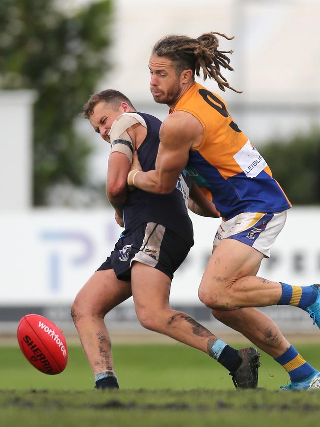 Former Golden Square star Jack Geary is in his first season as Cohuna Kangas coach. Picture Yuri Kouzmin