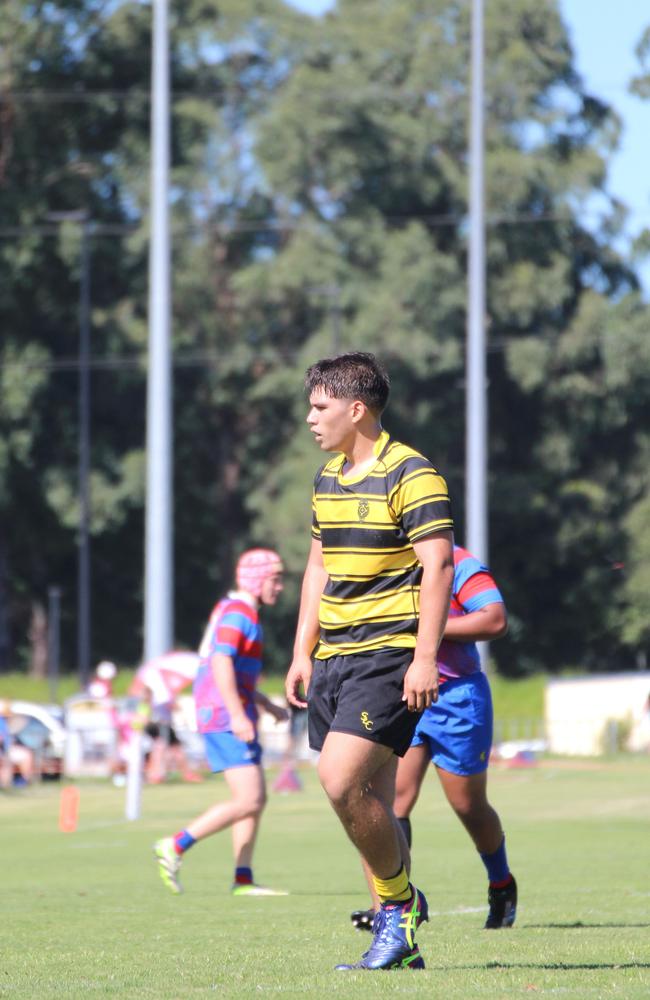 Ballymore Cup rugby action at the Albany Creek Brumbies Junior Rugby Union Club on Friday, April 12, 2024.