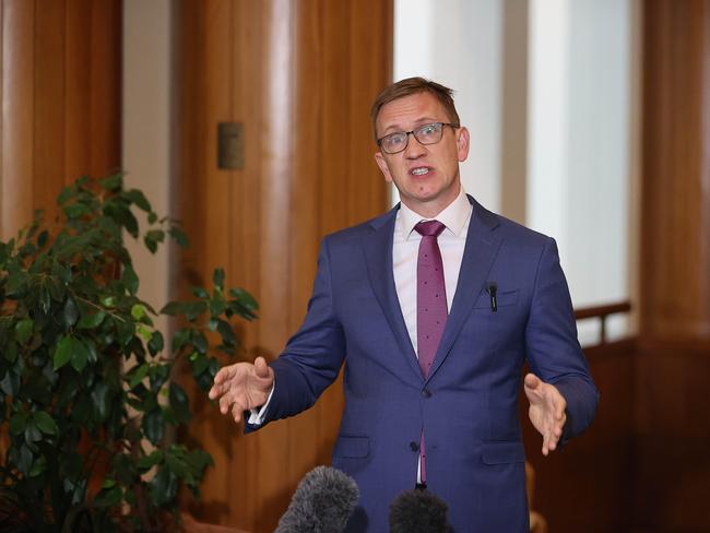 Member for Bruce, Victoria, Julian Hill at Parliament House in Canberra. Picture: NCA NewsWire / Gary Ramage