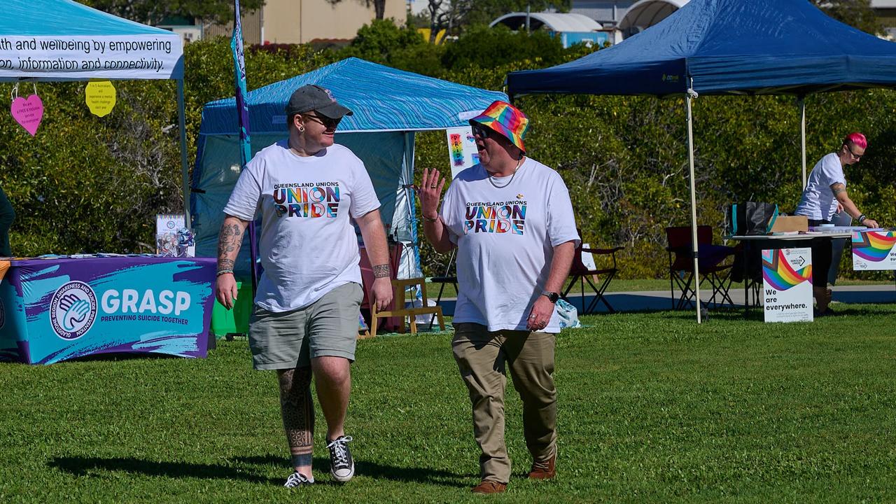 Rainbow on the Reef pride festival in Gladstone. Picture: Colin Neatherway