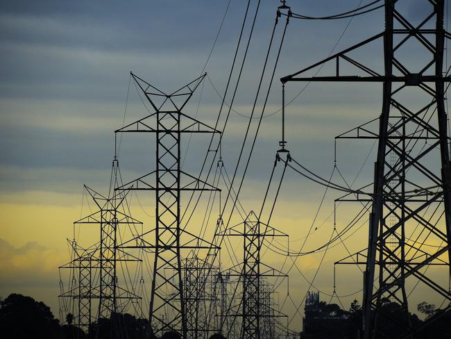 MELBOURNE, AUSTRALIA - NewsWire Photos FEBRUARY 16, 2022: Generic stock images of power lines and high tension power cables. Picture: NCA NewsWire / Andrew Henshaw