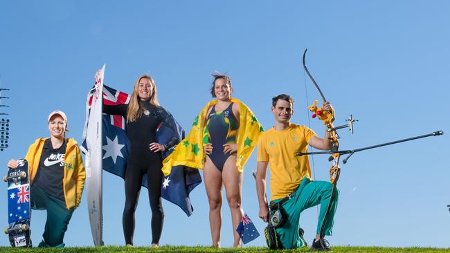 Australia will send a team of almost 500 athletes to Tokyo. Picture: Jason Edwards