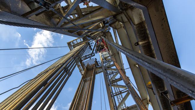 An oil well drilling rig. Picture: iStock