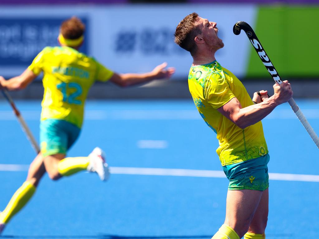 Australia’s men are the defending Commonwealth Games hockey champions. Picture: Getty