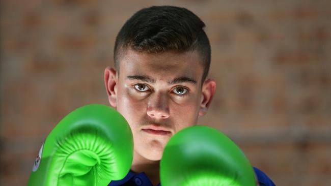 Cayllum McAlister, 15, came home from the championships with a gold medal. Picture: Ian Svegovic