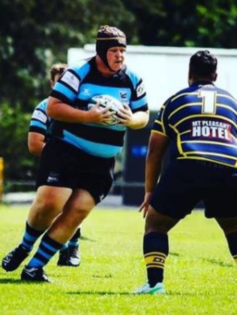 Joel Lyndon has a run for Maroochydore Swans reserve grade. Picture: Joel Lyndon Instagram