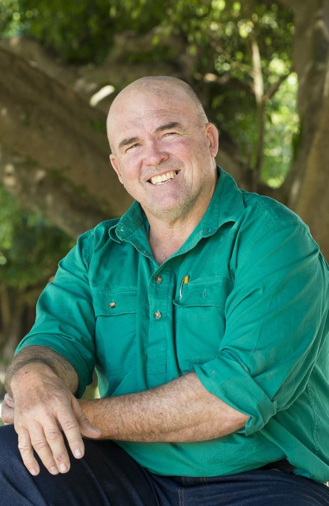 Mackay Regional Councillor Martin Bella donning the green back in 2018 in his battle against unfair laws affecting Queensland farmers. Picture: Daryl Wright.