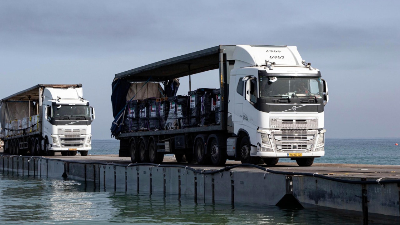 Rough seas damage US-built pier in Gaza