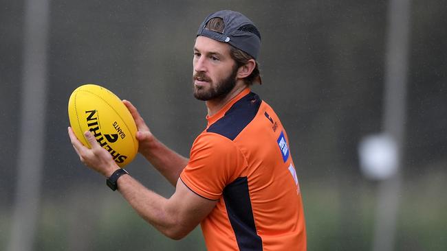 Callan Ward is still on the mend from an ACL injury. Picture: AAP