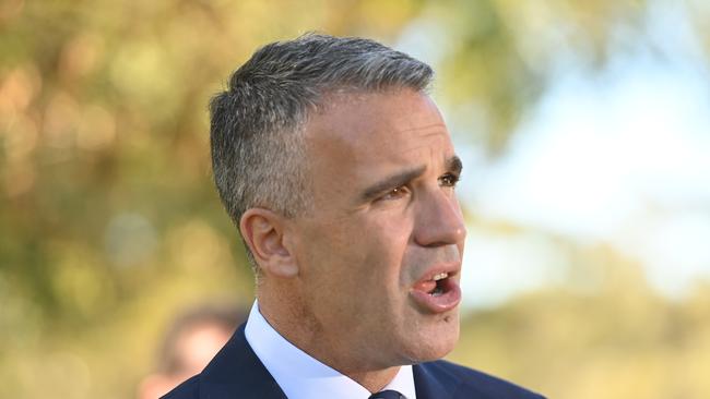 Premier Peter Malinauskas says stricter bail laws will be introduced for domestic violence defendants . . .