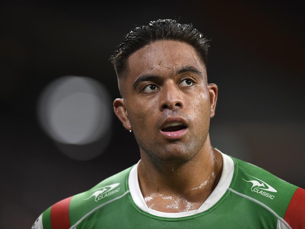 Souths star Tevita Tatola has opened up on his injury hell and the five month battle to walk again. Picture: NRL Photos