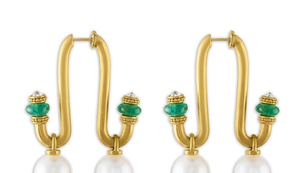Prounis offers 22-karat gold jewelry inspired by the ancient world. Photo: Prounis