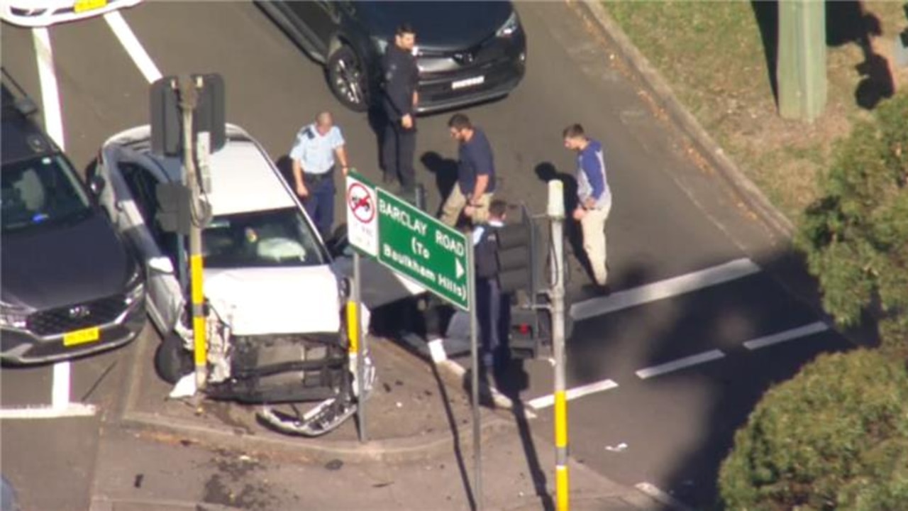 High speed pursuit ends with dramatic crash in Sydney’s west