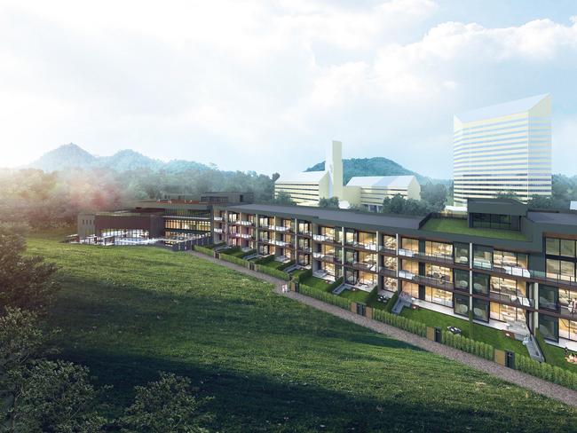 A render of the new ANA InterContinental ski resort in Appi.