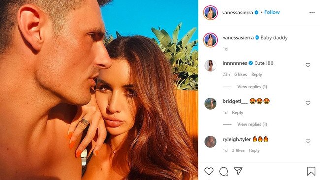 Sierra referred to Tomic as her “baby daddy” on Instagram.