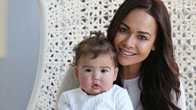 Kayla Boyd with daughter Willow. Pic: Annette Dew