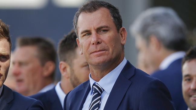 Wayne Carey returned to X on Friday to say his ‘3 times’ brag was “facetious”. Picture: Daniel Pockett.