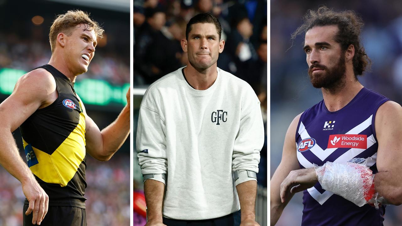 ‘Fresh’ setback for top Tiger; Cat’s ‘extremely concerning’ injury ‘kept secret’ — AFL Casualty Ward