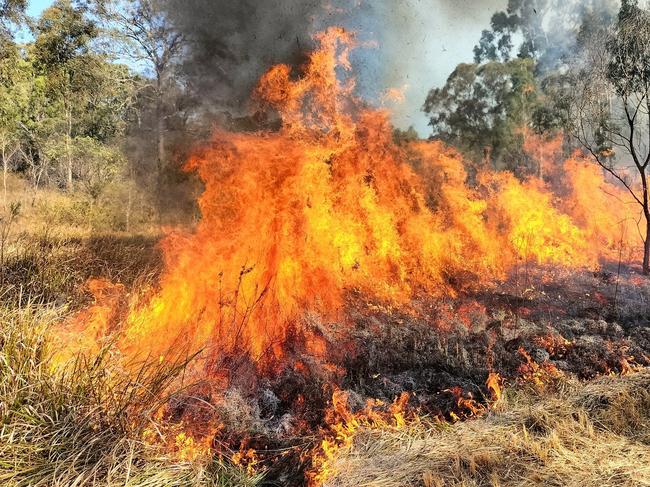 Aratula Rural Fire Brigade recently conducted backburning operations in the local area ahead of this years bushfire season Picture Aratula Rural Fire brigade