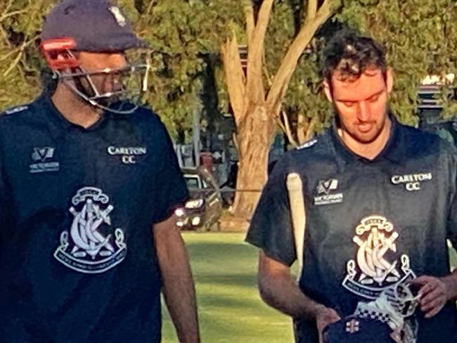 Tom and Harry Smyth of Carlton CC