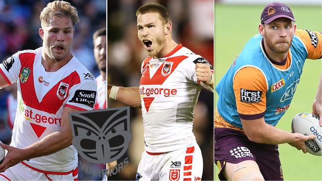 Jack de Belin, Euan Aitken and Matthew Lodge could all be in Warriors colours in 2021.