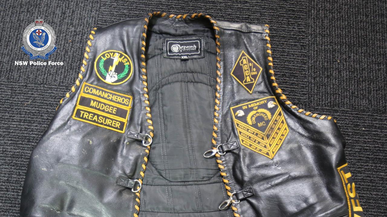 Five Comanchero members and associates have been charged. Source: NSW Police media