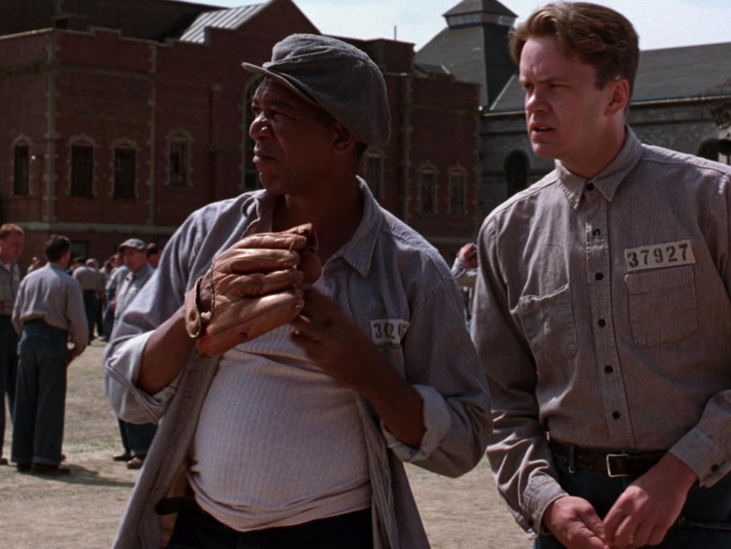 A scene from the movie Shawshank Redemption.