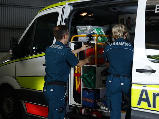 General, generic file photo of Queensland Ambulance Service advanced care paramedics responding to a medical emergency in Cairns. Picture: Brendan Radke