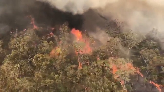 Raw: Myall Creek Road Fire 