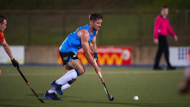 The first Festival of Hockey match between the Territory Stingers and Brisbane Blaze. Picture: Pema Tamang Pakhrin