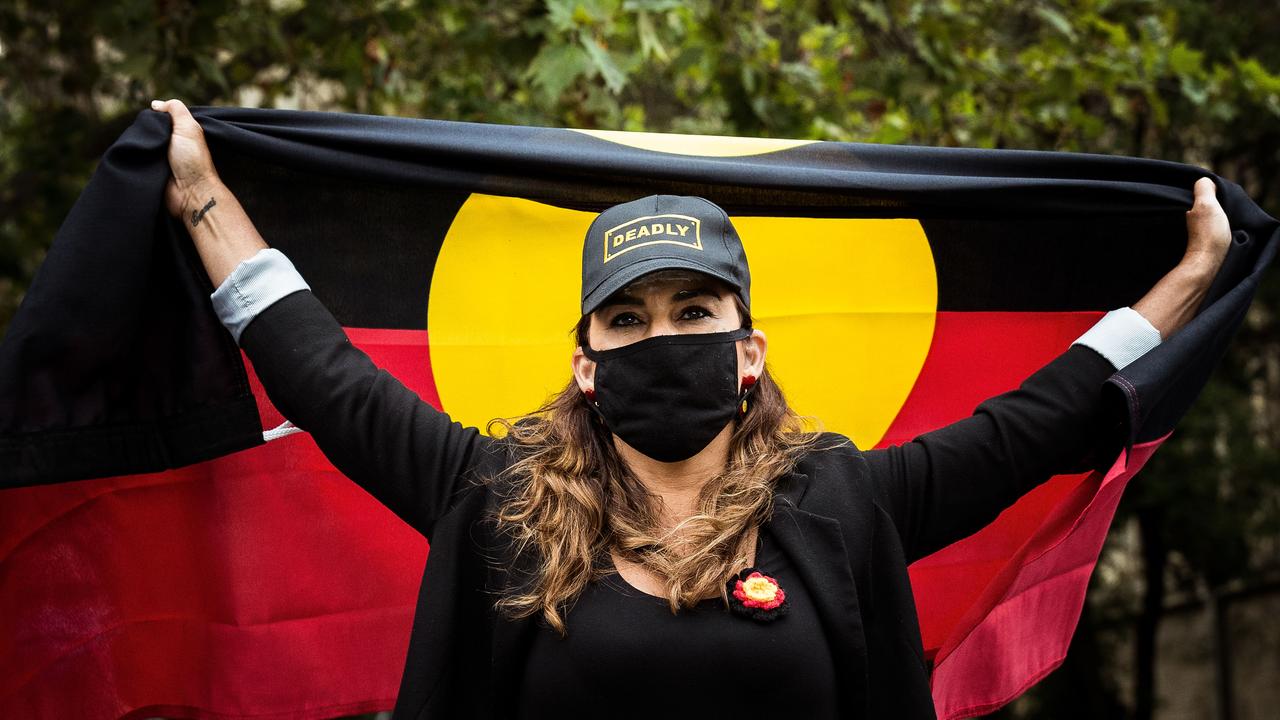 Indigenous Senator Lidia Thorpe (above at an Invasion Day rally in January) has protested at the fifth death in custody in a month. Picture: Darrian Traynor/Getty Images