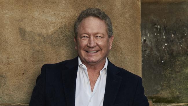 Fortescue Metals Group chairman Andrew Forrest. Picture: Philip Sinden