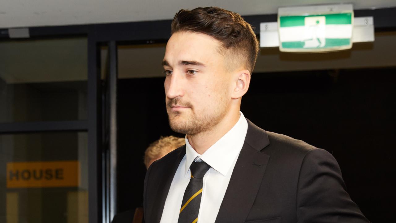 Ivan Soldo arrives at the tribunal on Tuesday night.