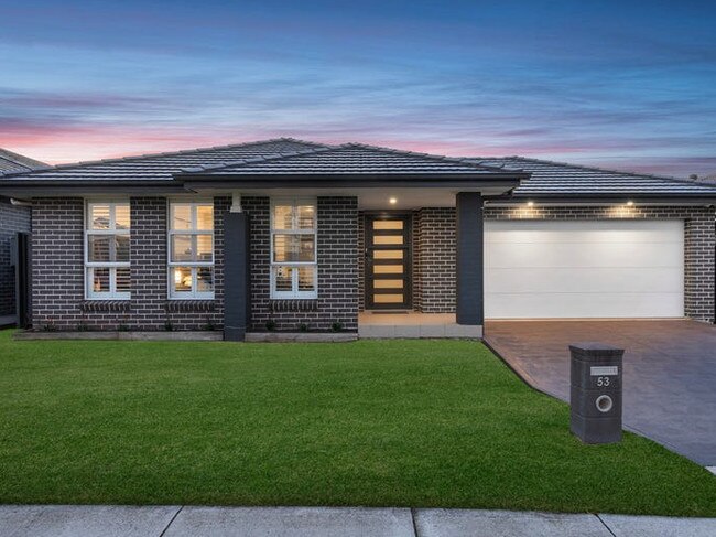 Suburbs with larger homes have remained the most resilient. This home on Jamboree Ave in Leppington sold for $1.18m in August 2023.