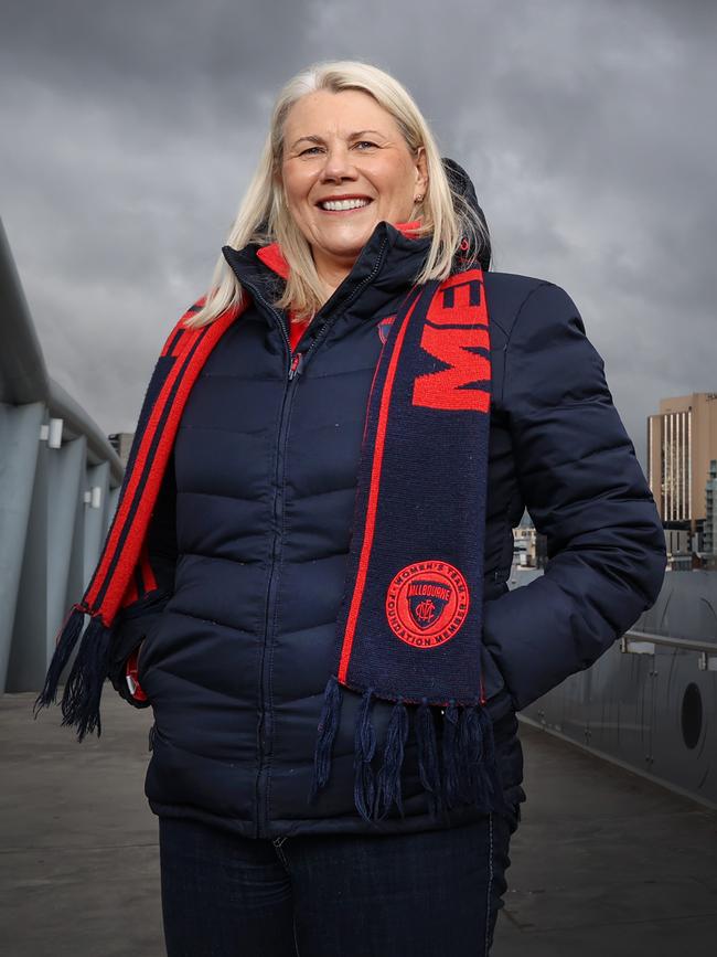 Current Melbourne president Kate Roffey. Picture: David Caird