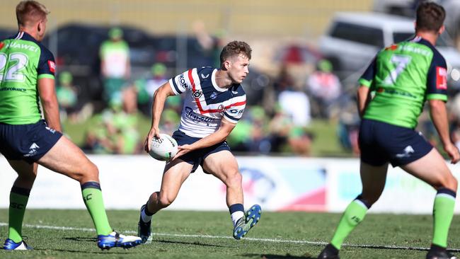 Sydney Roosters' Sam Walker against Canberra. Digital image by David Hossack � NRL Photos