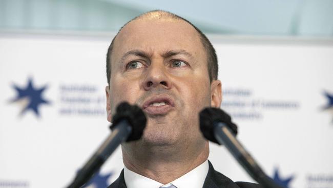 Treasurer Josh Frydenberg said the Morrison Government was no longer pushing for budget surpluses and eliminating net debt. Picture: NCA NewsWire/Gary Ramage