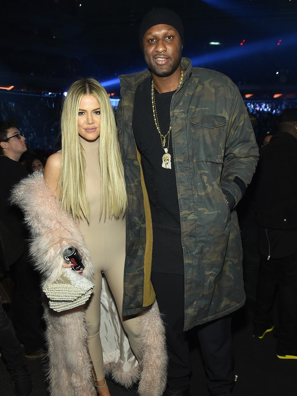 Their divorce was finalised in 2016 but Kardashian continued to support her ex. Picture: Jamie McCarthy/Getty Images